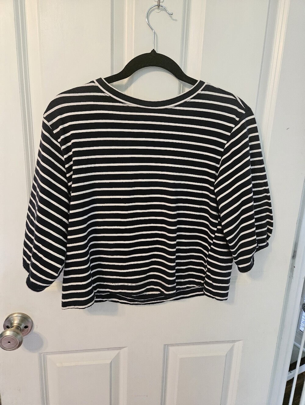 Anthroplogie Maeve Nautical Striped Blouse